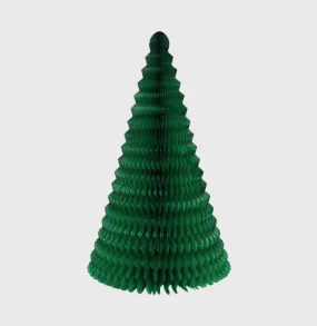 Single green paper tree - 40cm