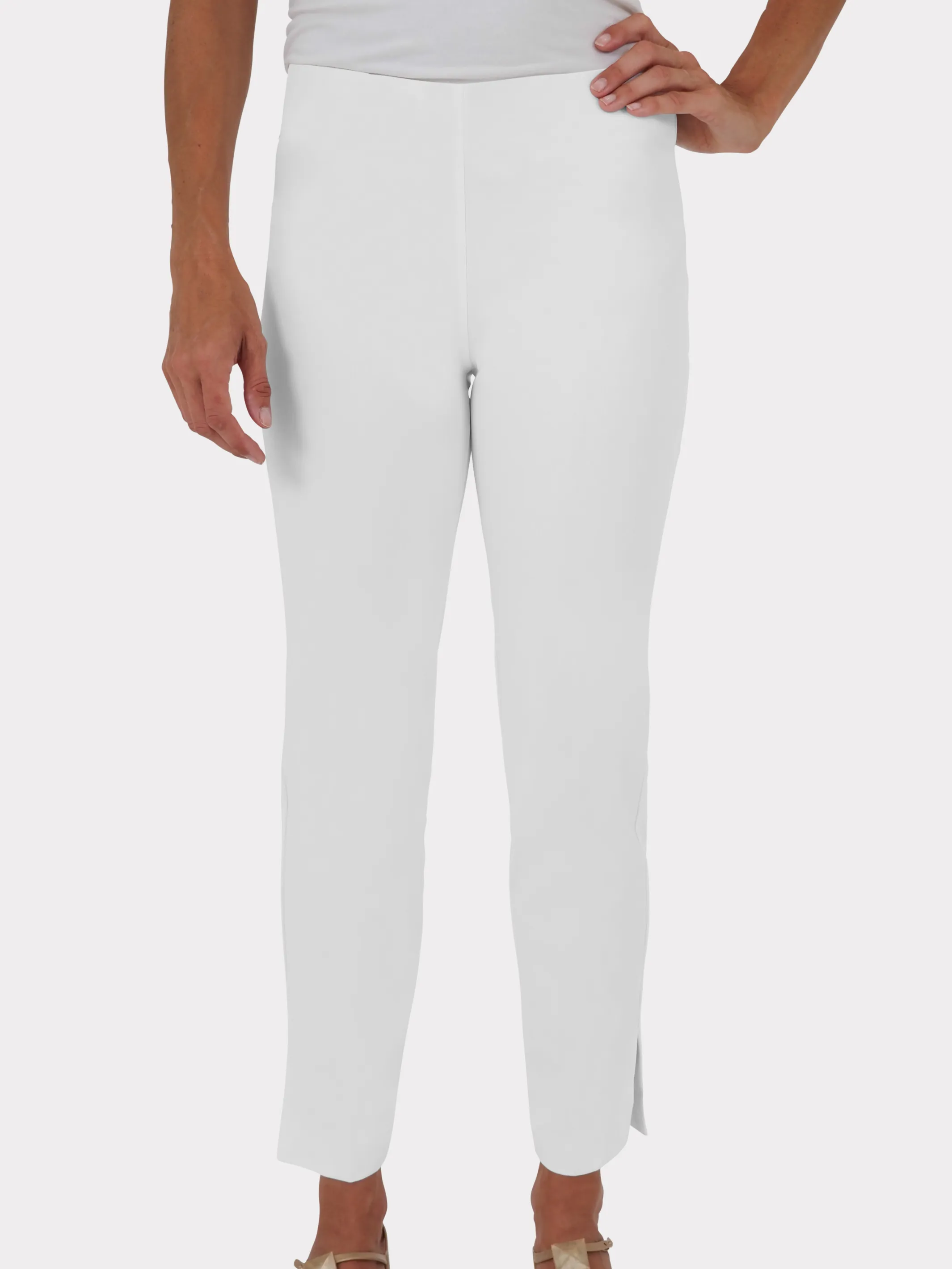 Slim Cut Cotton Stretch Pant - 34" Tall