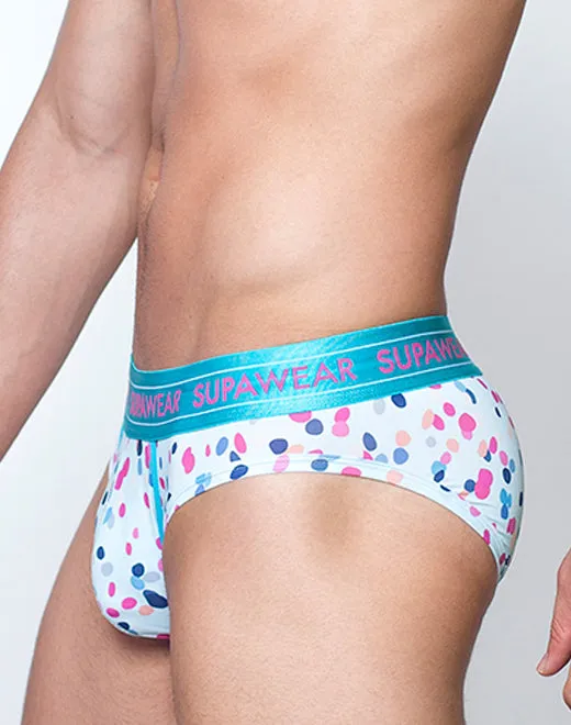 Sprint Brief Underwear - Ditsy Dots Blue