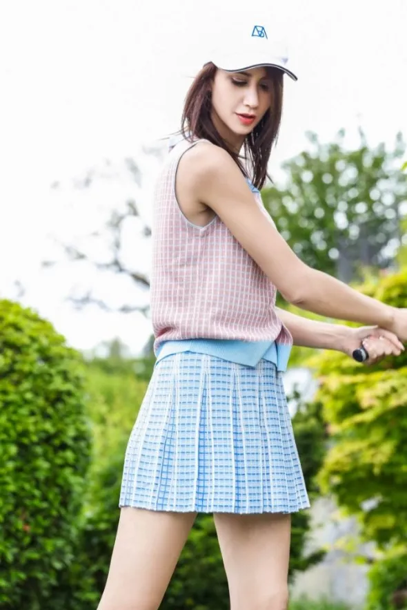 Stylish Tencel Mini-Skirt