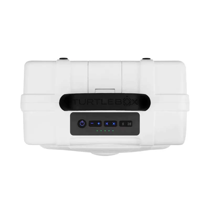 TurtleBox Gen 2 White Portable Speaker