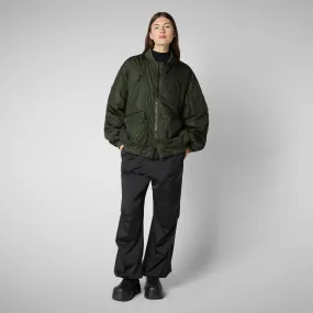 Unisex bomber jacket Usher in pine green