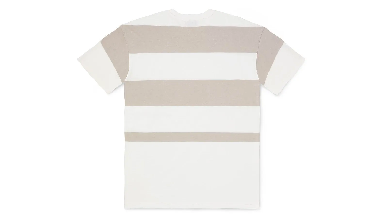 UNISTRIPED SHORT SLEEVE SWEATSHIRT - LILY WHT/RAINY D.