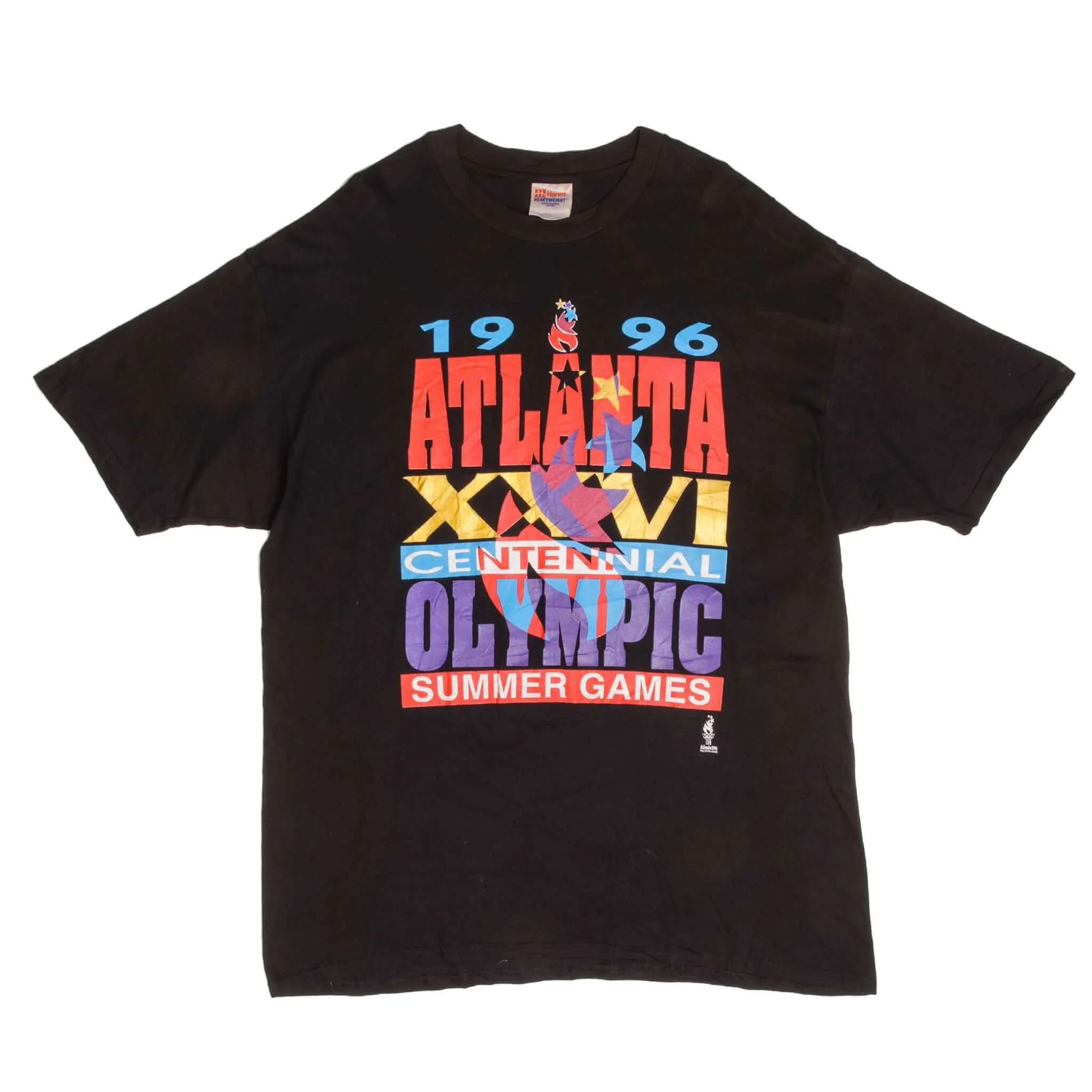 VINTAGE ATLANTA OLYMPICS SUMMER GAMES 1996 TEE SHIRT SIZE XL MADE IN USA