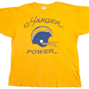 VINTAGE CHAMPION CHARGER POWER TEE SHIRT 1969-EARLY 1980S SIZE MEDIUM MADE IN USA