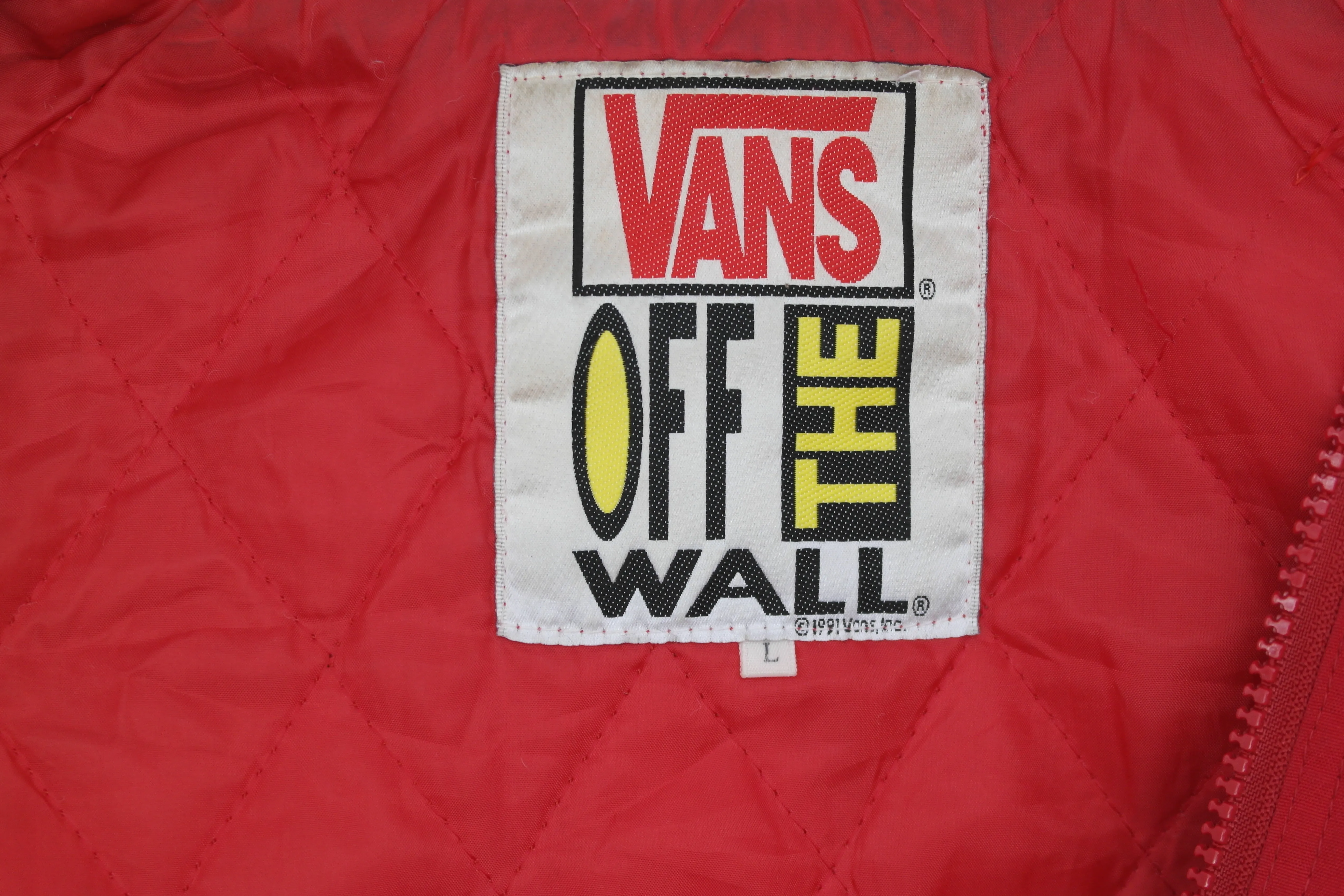 vintage van's otw jacket ~ L