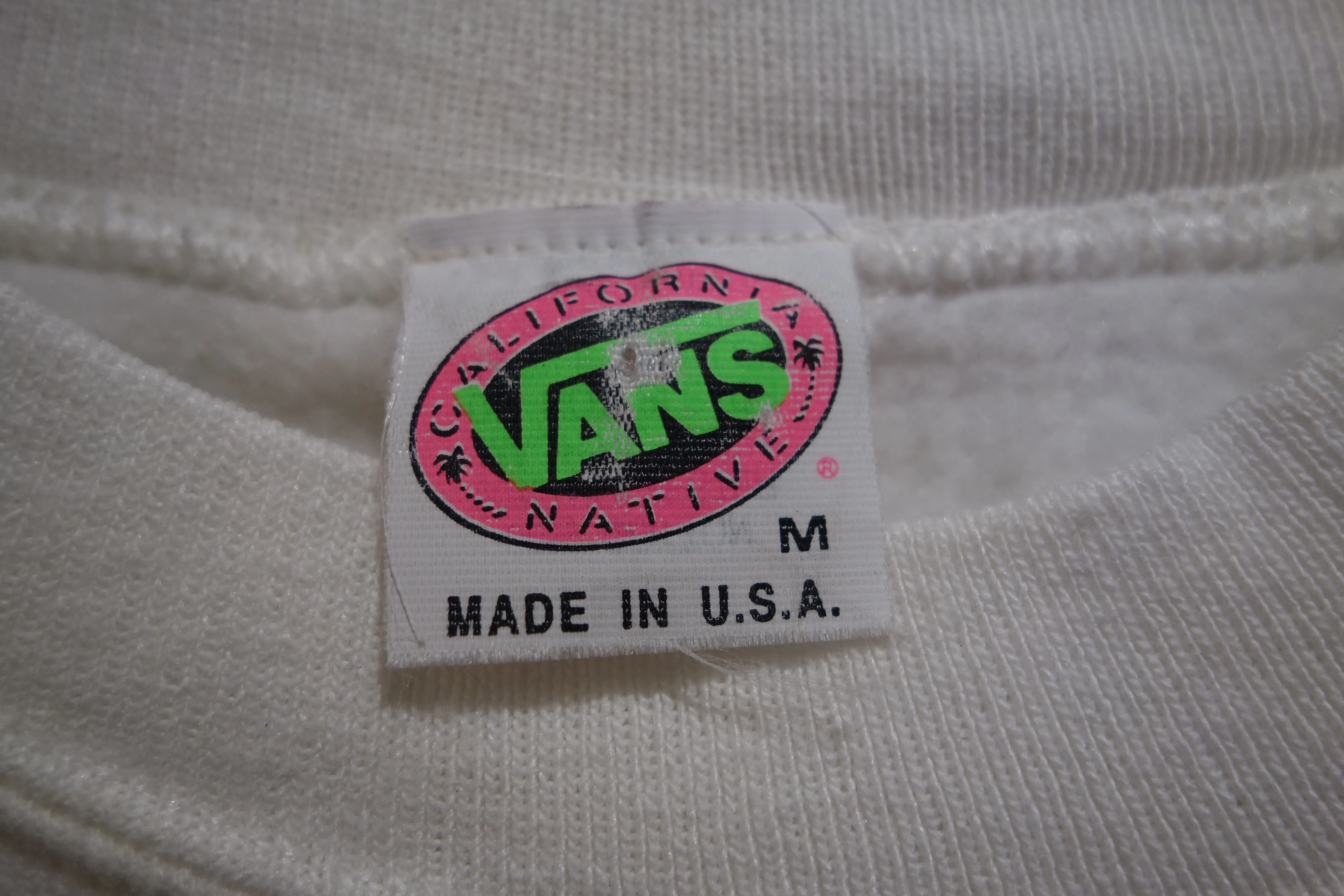 vintage van's sports sweatshirt ~ M